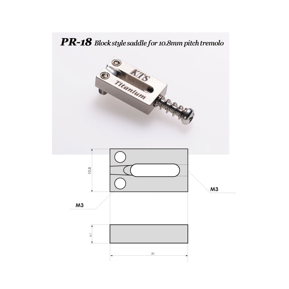 Strat Block Saddles 10.8mm String Spacing