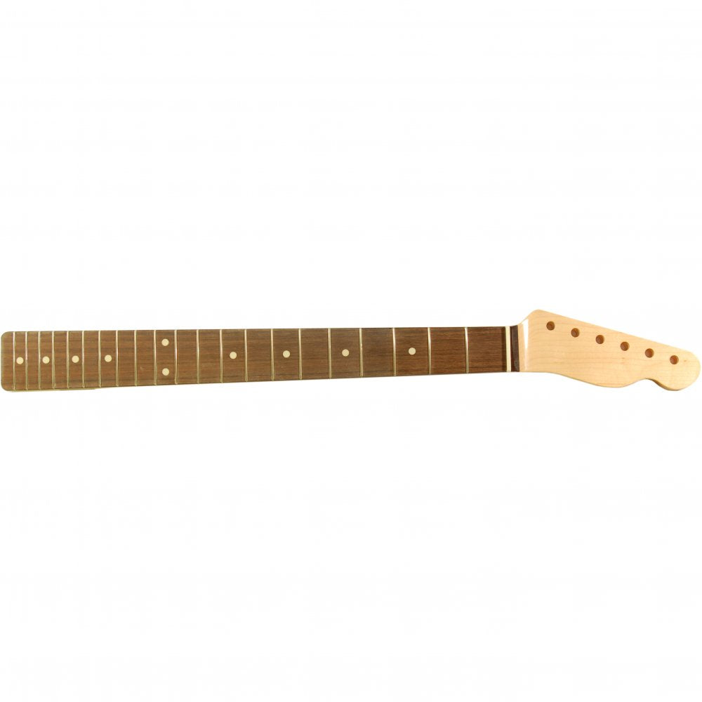 Telecaster Replacement Vintage Rosewood Neck Clear Gloss, 21 Frets