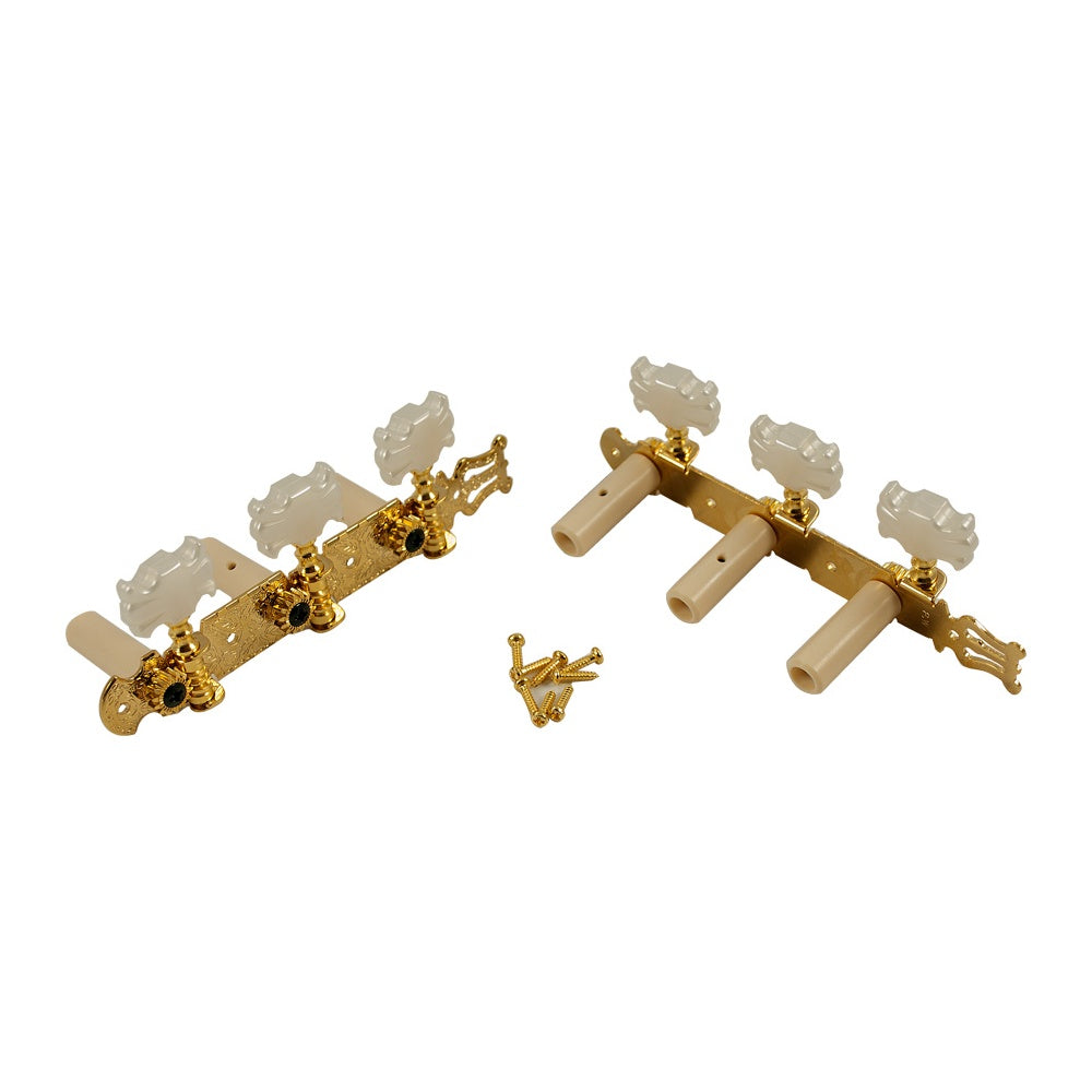 Classical Tuners Gold with Pearl Buttons