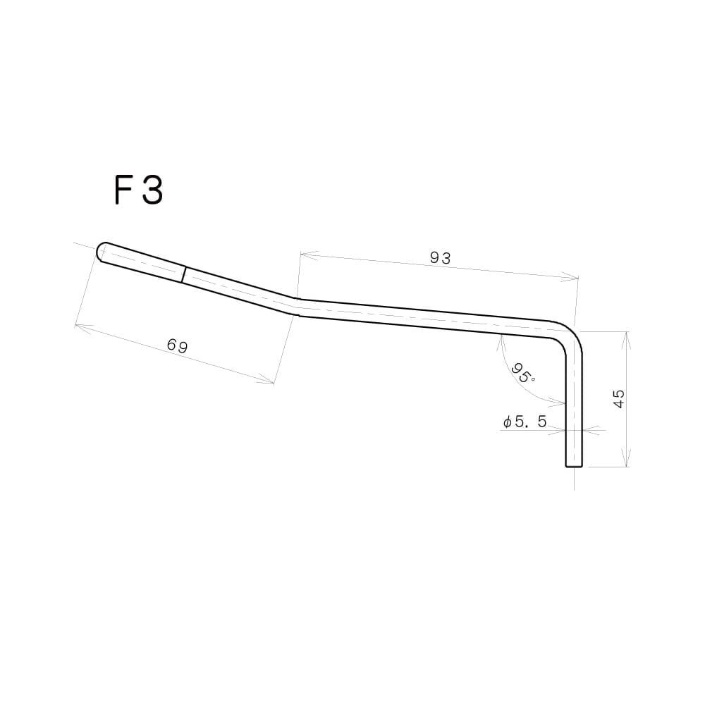 Trem Arm for GE1996T Gotoh Floyd Rose