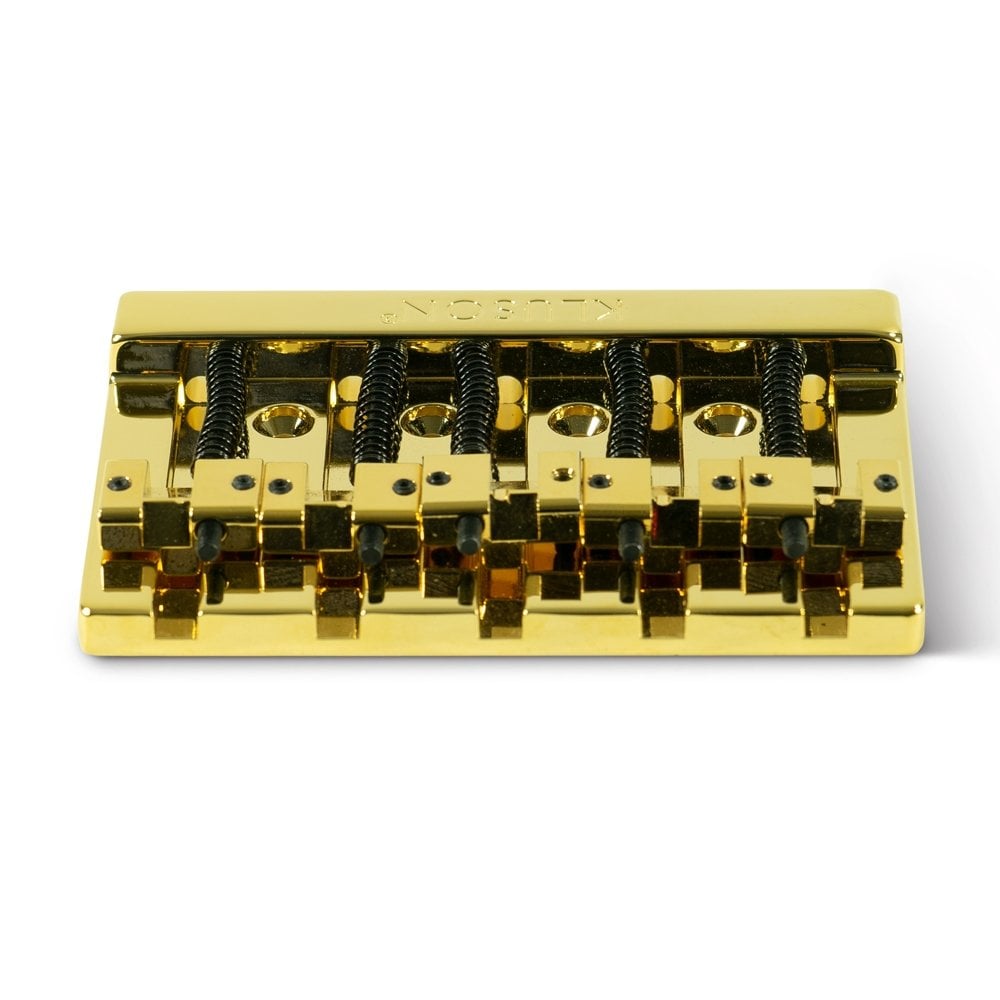 High Mass 5 String Bass Bridge Zinc with Brass Saddles