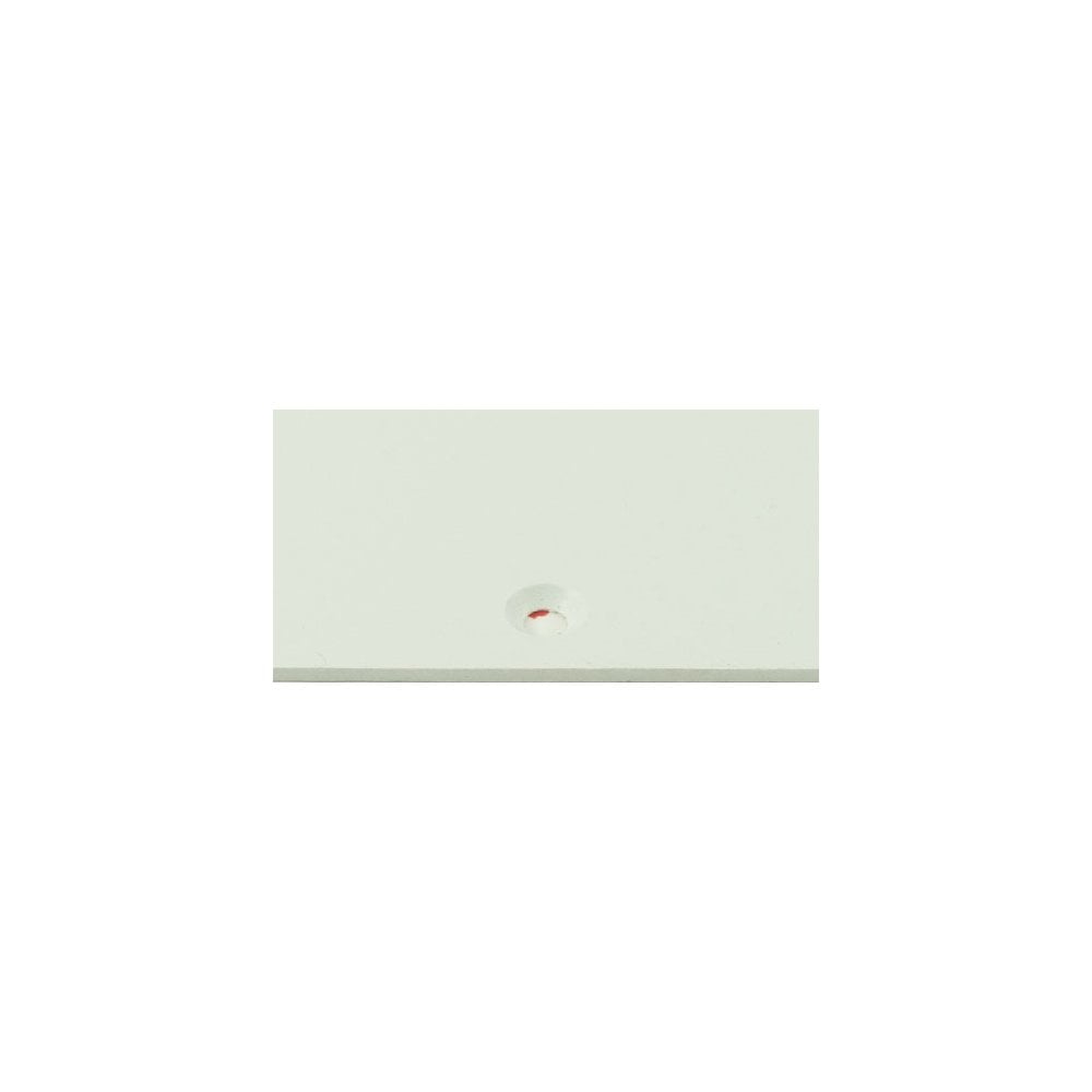 Short Scale Mustang Bass PJ -  Thin Shiny White .060" / 1.52mm Thickness, No Bevelled Edge