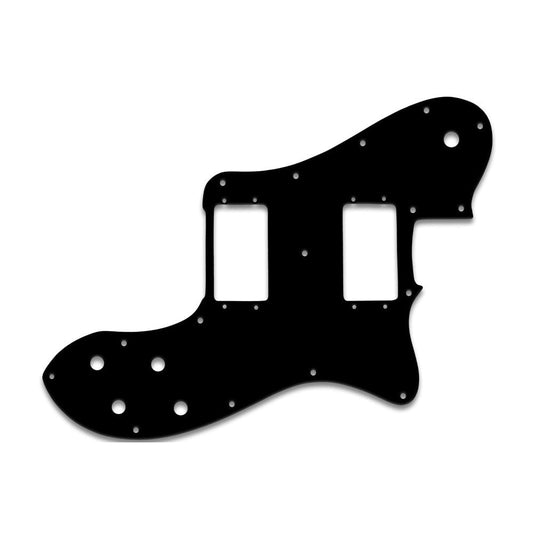 Tele Deluxe - Solid Shiny Black .090" / 2.29mm thick, with bevelled edge Fender Wide Range Humbuckers