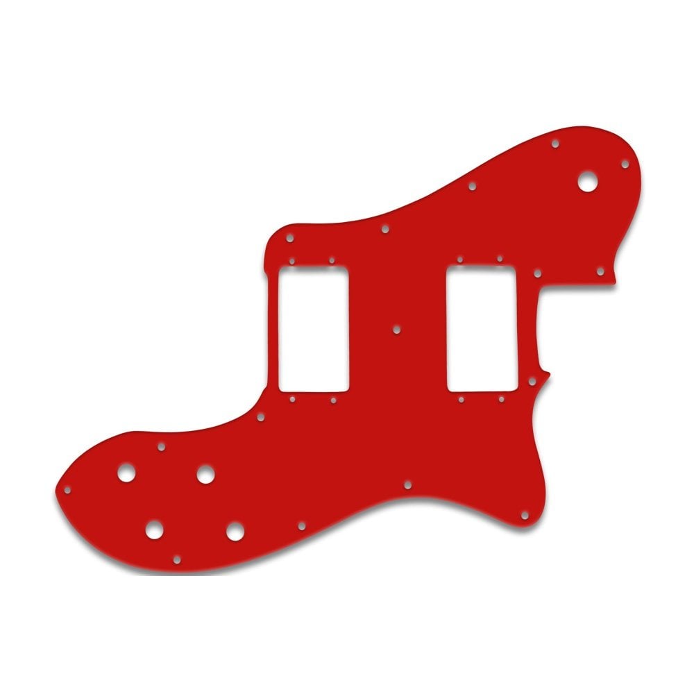 Tele Deluxe - Red Black Red Fender Wide Range Humbuckers