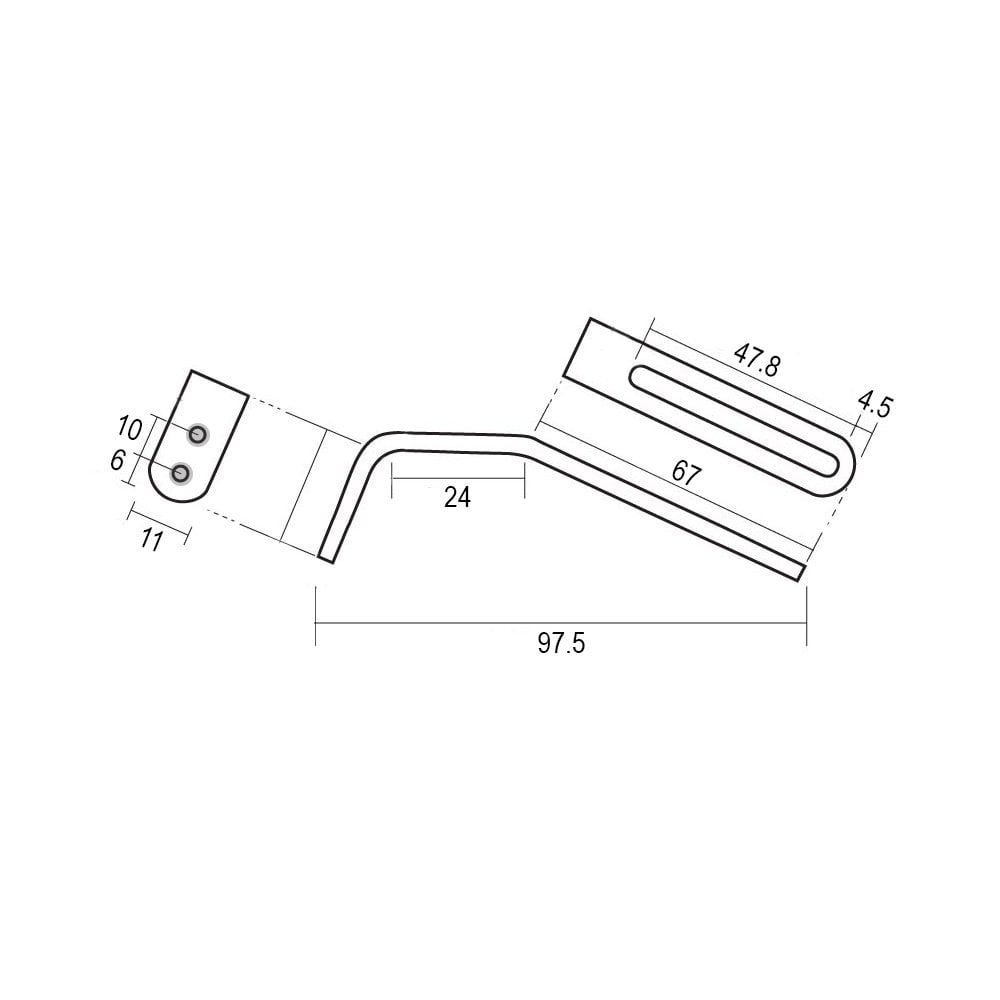 Large Archtop Pickguard Bracket