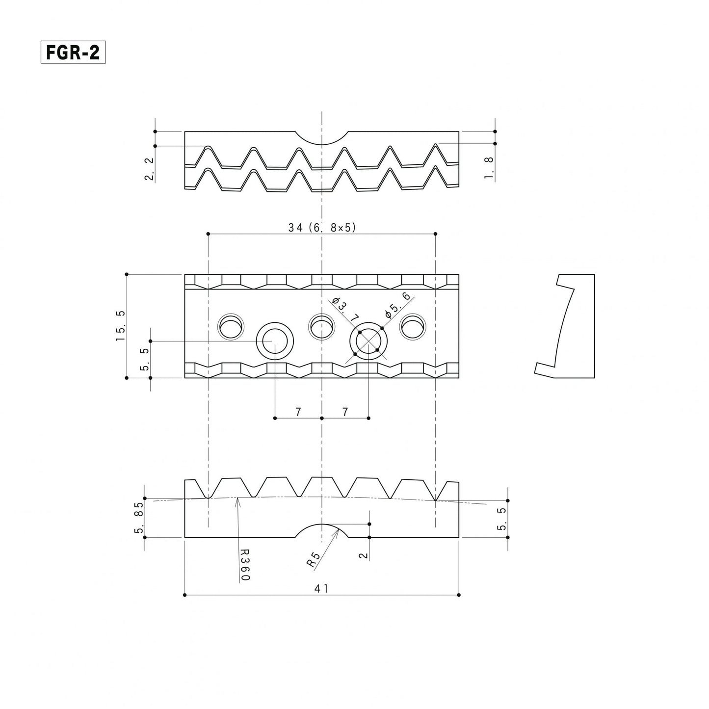 Floyd Rose Lock Nut 41mm