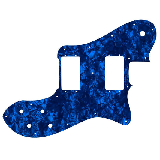 Tele Deluxe - Dark Blue Pearl Black/White/Black Lamination Fender Wide Range Humbuckers