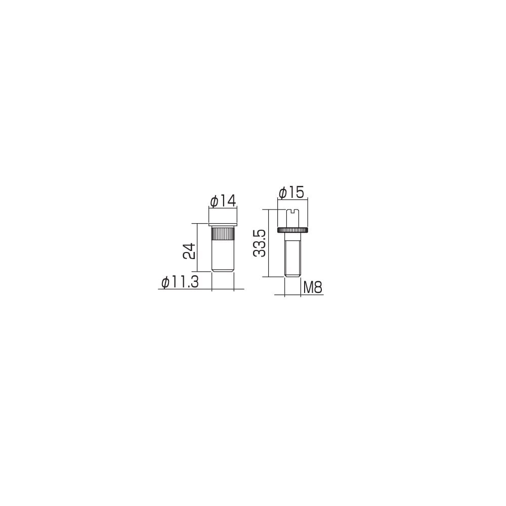 GE103B-T Stud and Insert Set