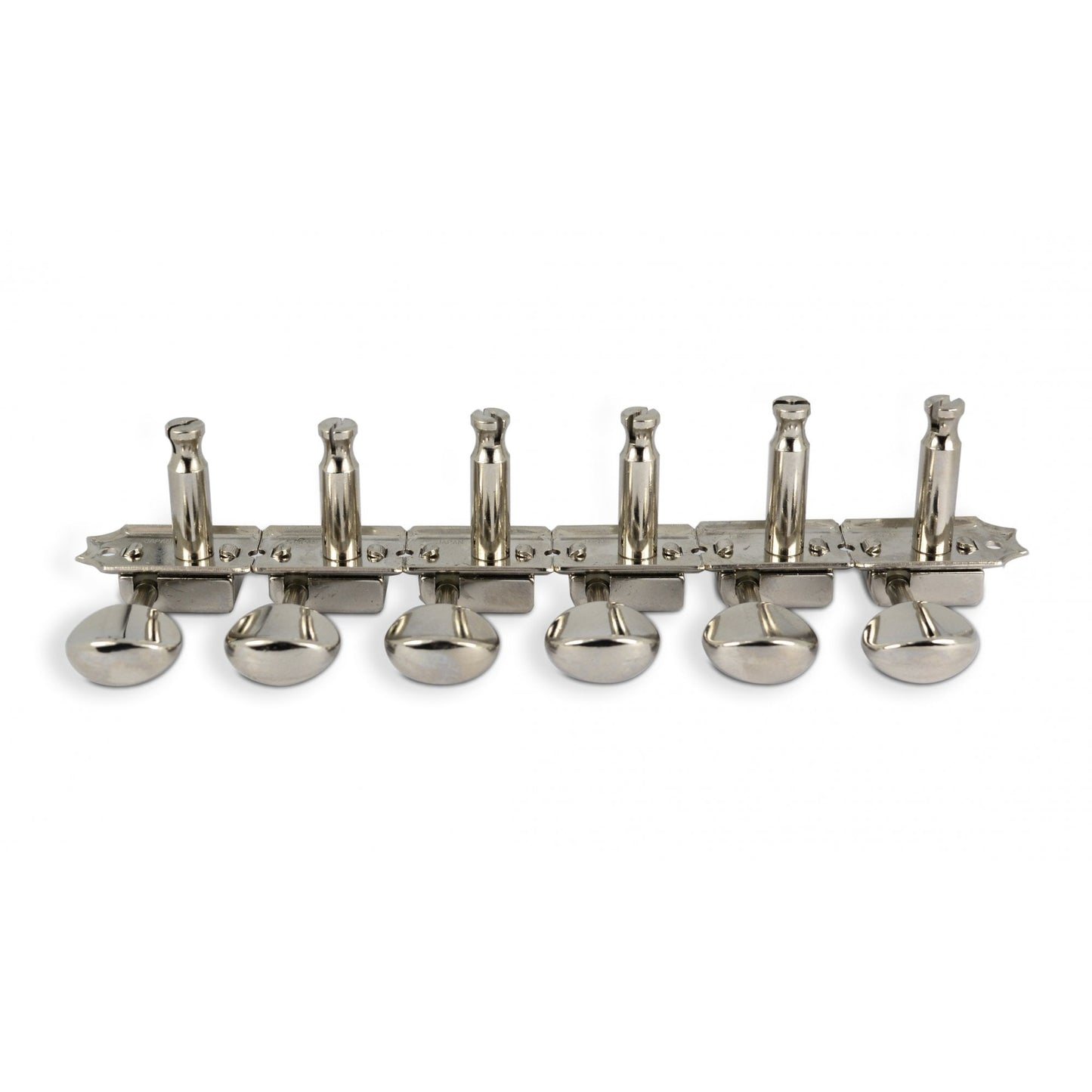 SD91 Staggered Post 6 In Line Vintage Style Machine Heads Nickel