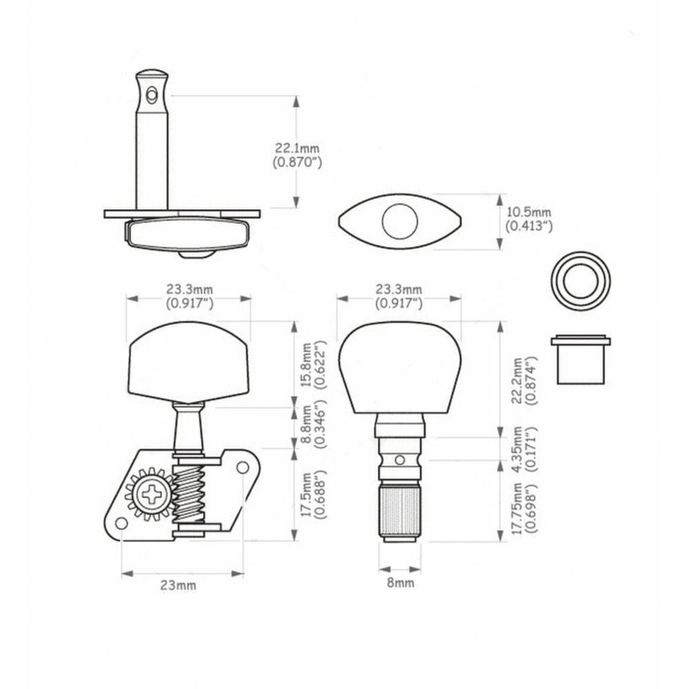 Economy Banjo Tuners - 5 String