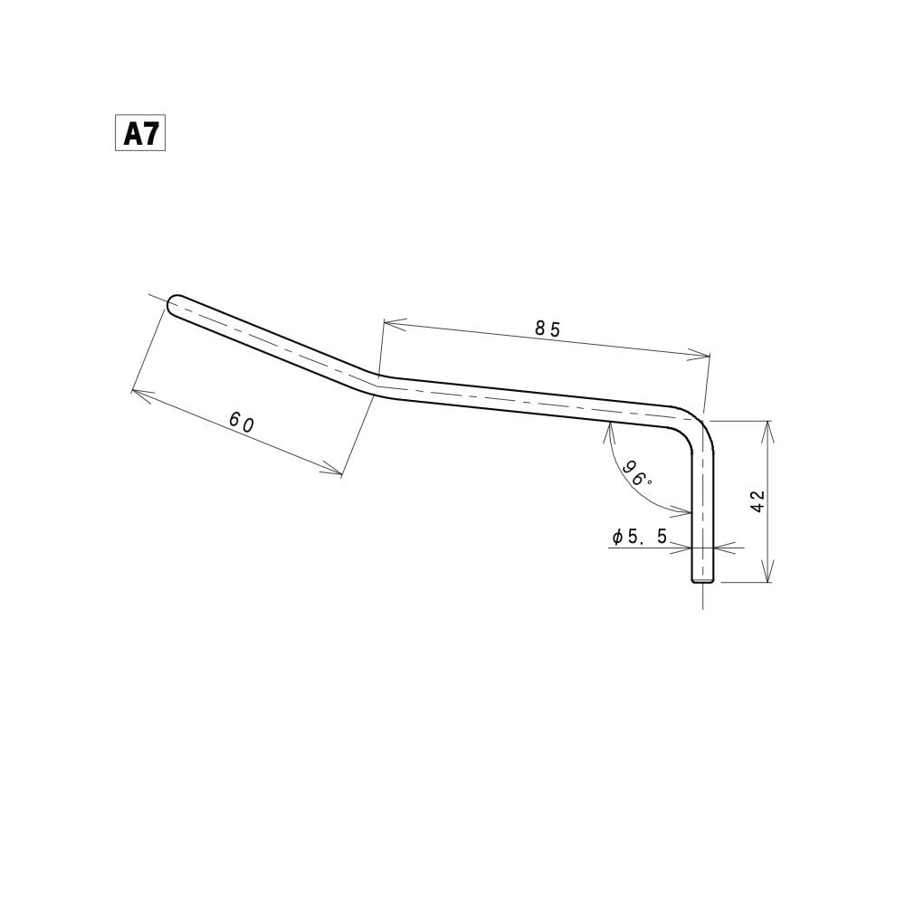 Trem Arm 5.5mm For Gotoh 510TS, VS100, VG300 and VS401 Bridges