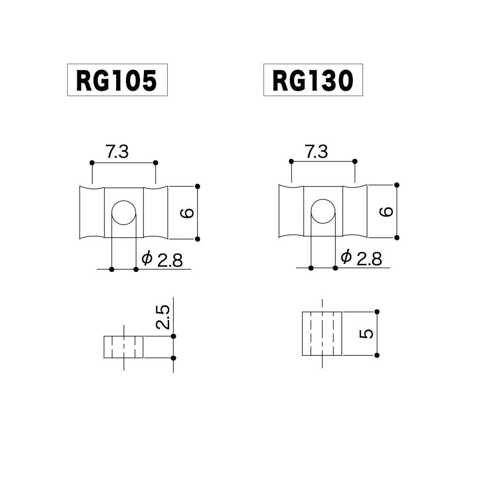 String Retainer with Screw and Spacer (Tall or Short)