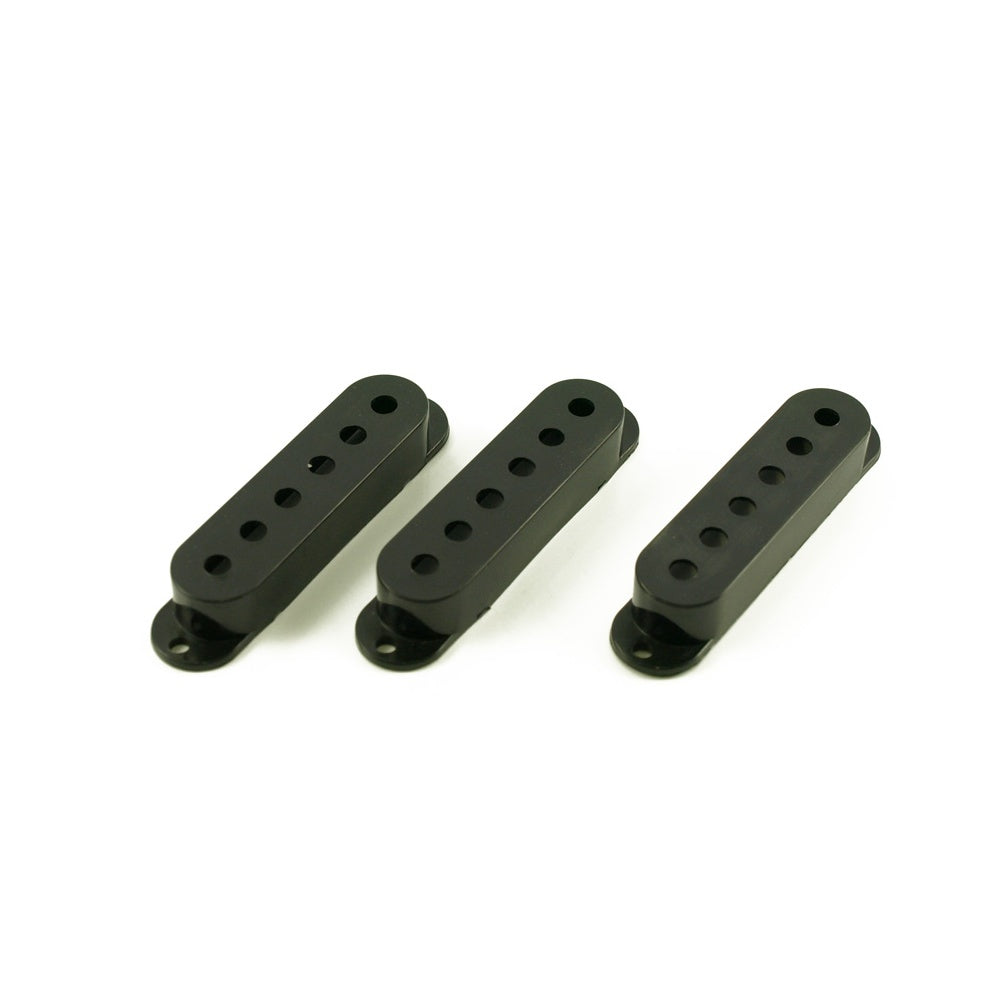 Single Coil Pickup Cover Black (Set of 3)