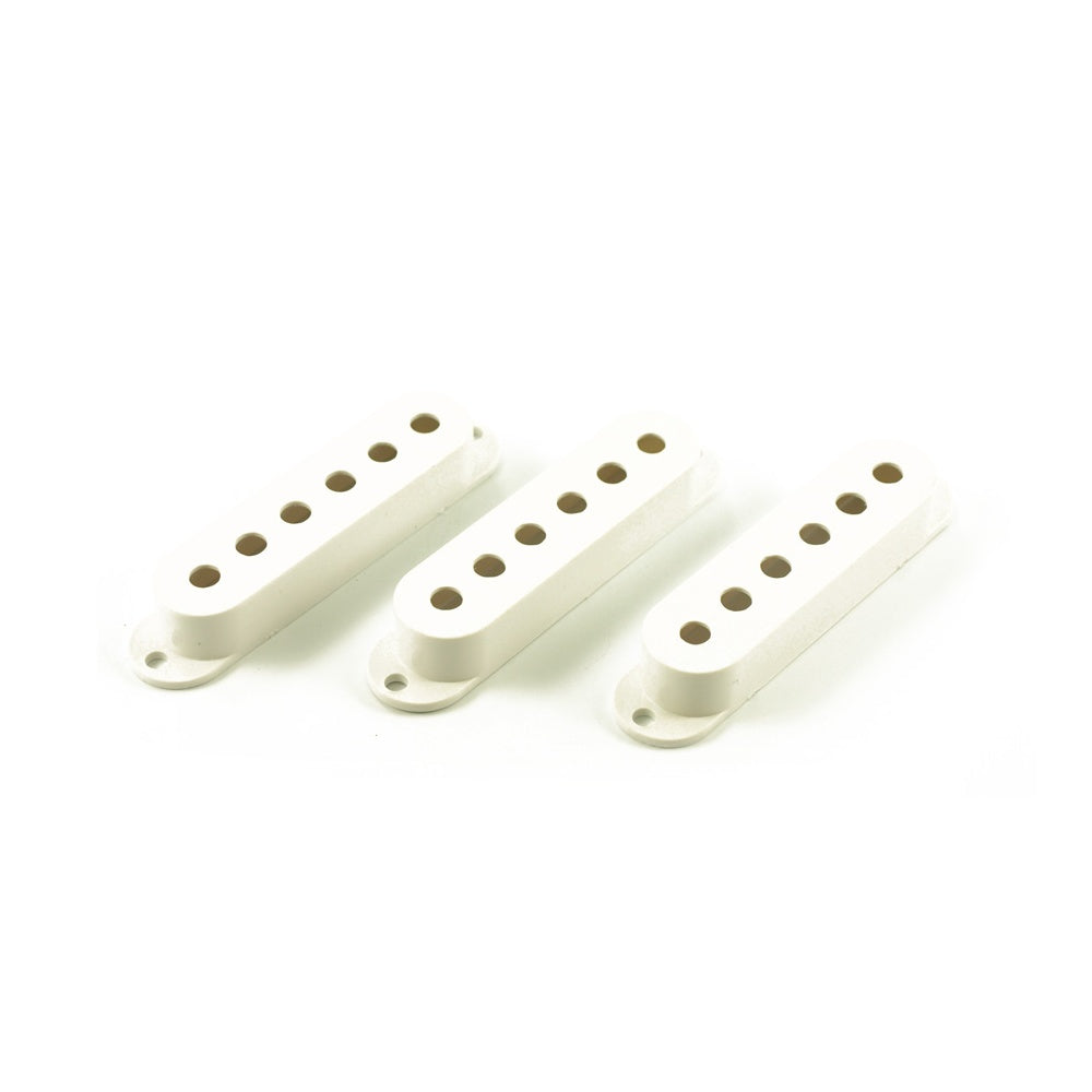 Single Coil Pickup Cover White (Set of 3)