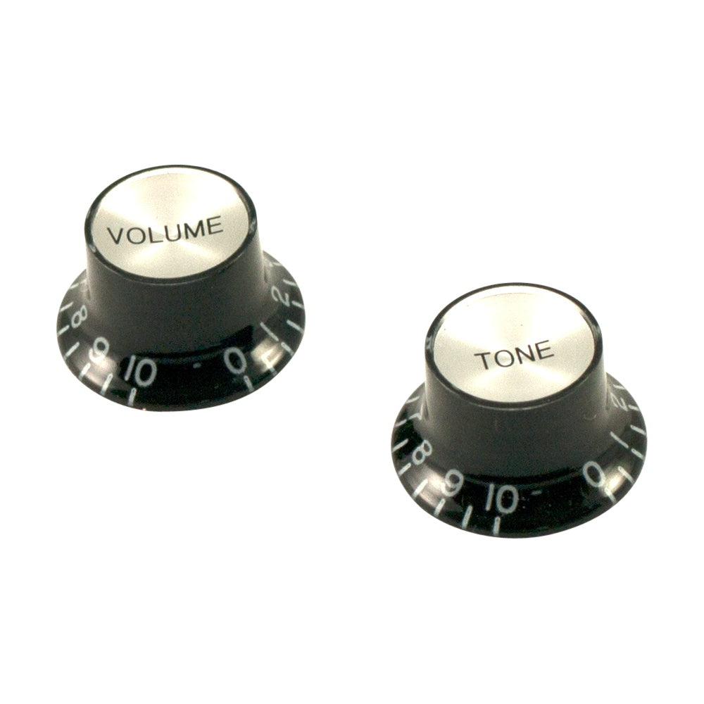 Metric Bell Knob Set (1 x volume, 1 x tone) Black