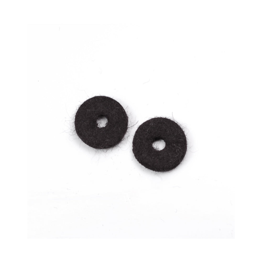 Endpin/Strapbutton Felt Washer Black (Pair)