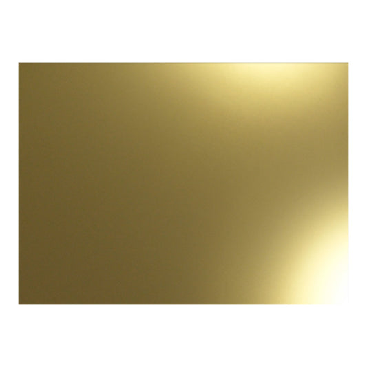 Mirror Gold Acrylic Plastic Blank Sheet 43cm x 29cm