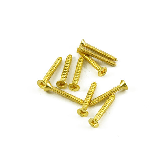 Humbucker Mounting Ring Screw Gold (Bag of 10)