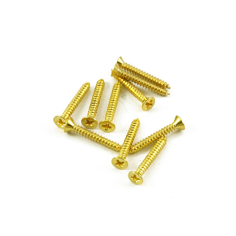 Humbucker Mounting Ring Screw Long Gold (Bag of 10)