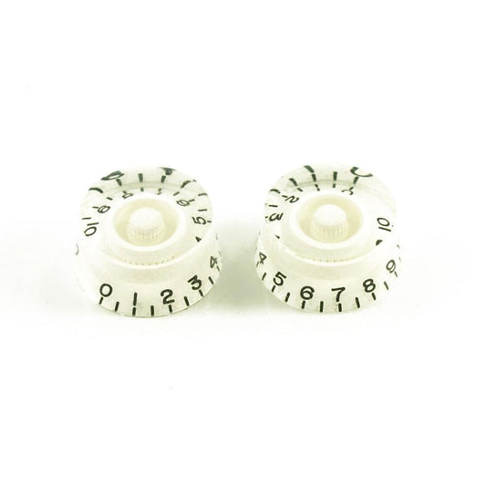 Speed Knob (Set of 2) White, USA fit and CTS pots