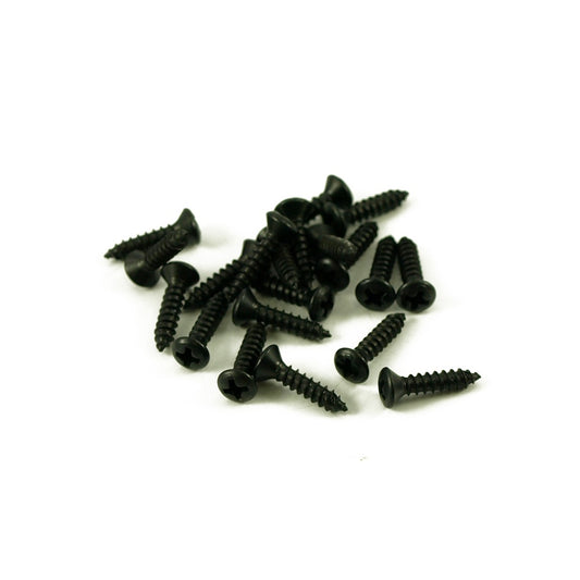 #4 x 1/2 Inch Screws for Fender Pickguards Black (Bag Of 20 )