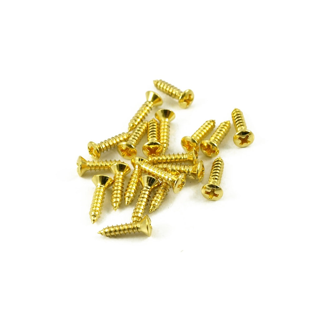 #4 x 1/2 Inch Pickguard Screws for Fender Pickguards Gold (Bag Of 20 )