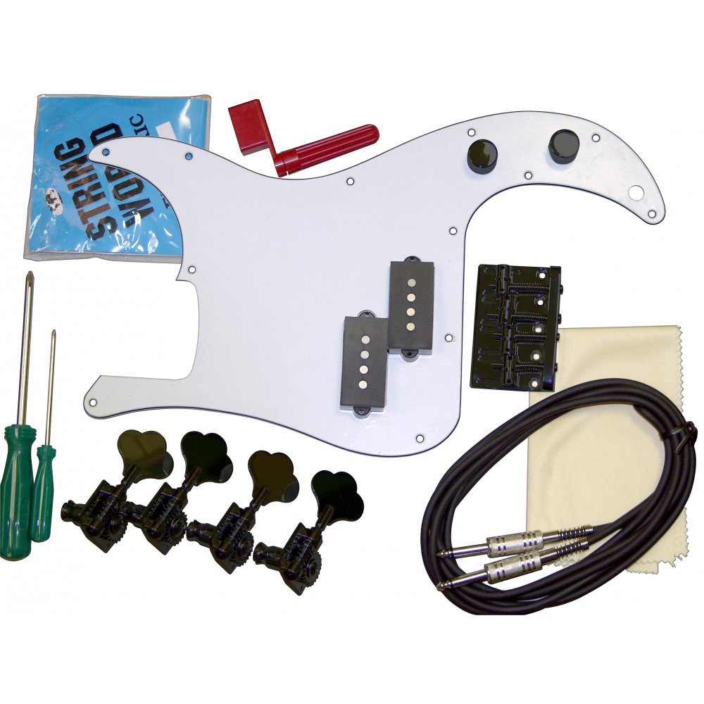 Replacement P Bass Parts Kit Black