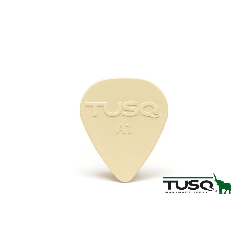 Tusq Pick 0.68mm Vintage White - 6 Pack