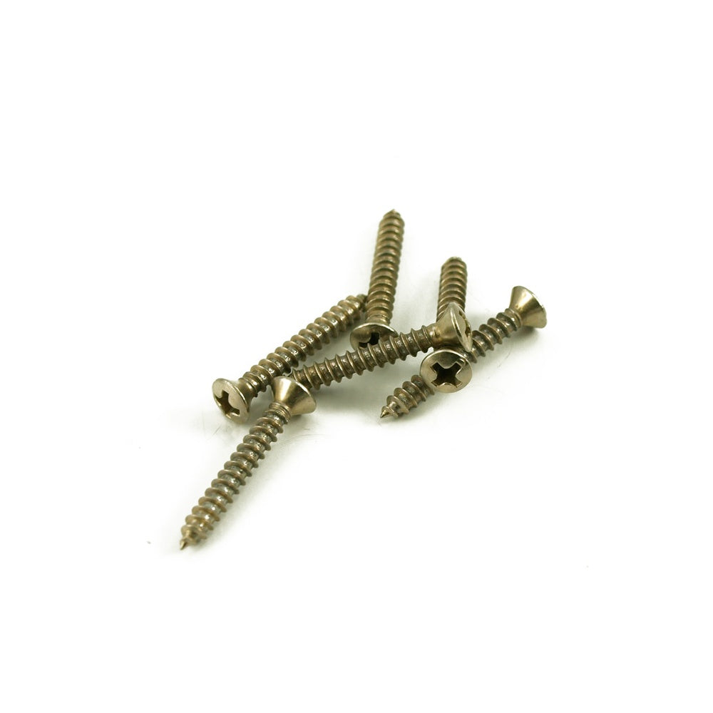 Strap Button Screw Chrome (Bag of 6)