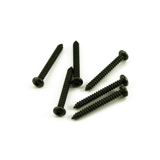 Guitar Pickup Mounting Screw Black (Bag of 6)