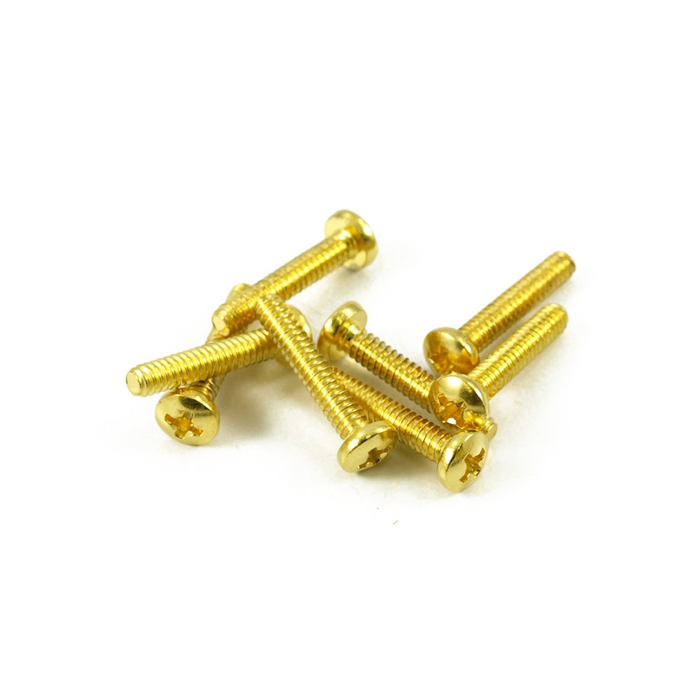 Single Coil Pickup Screw Gold (Bag of 8)