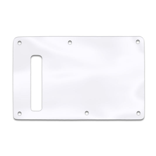 Strat Backplate - Clear Acrylic (.125)