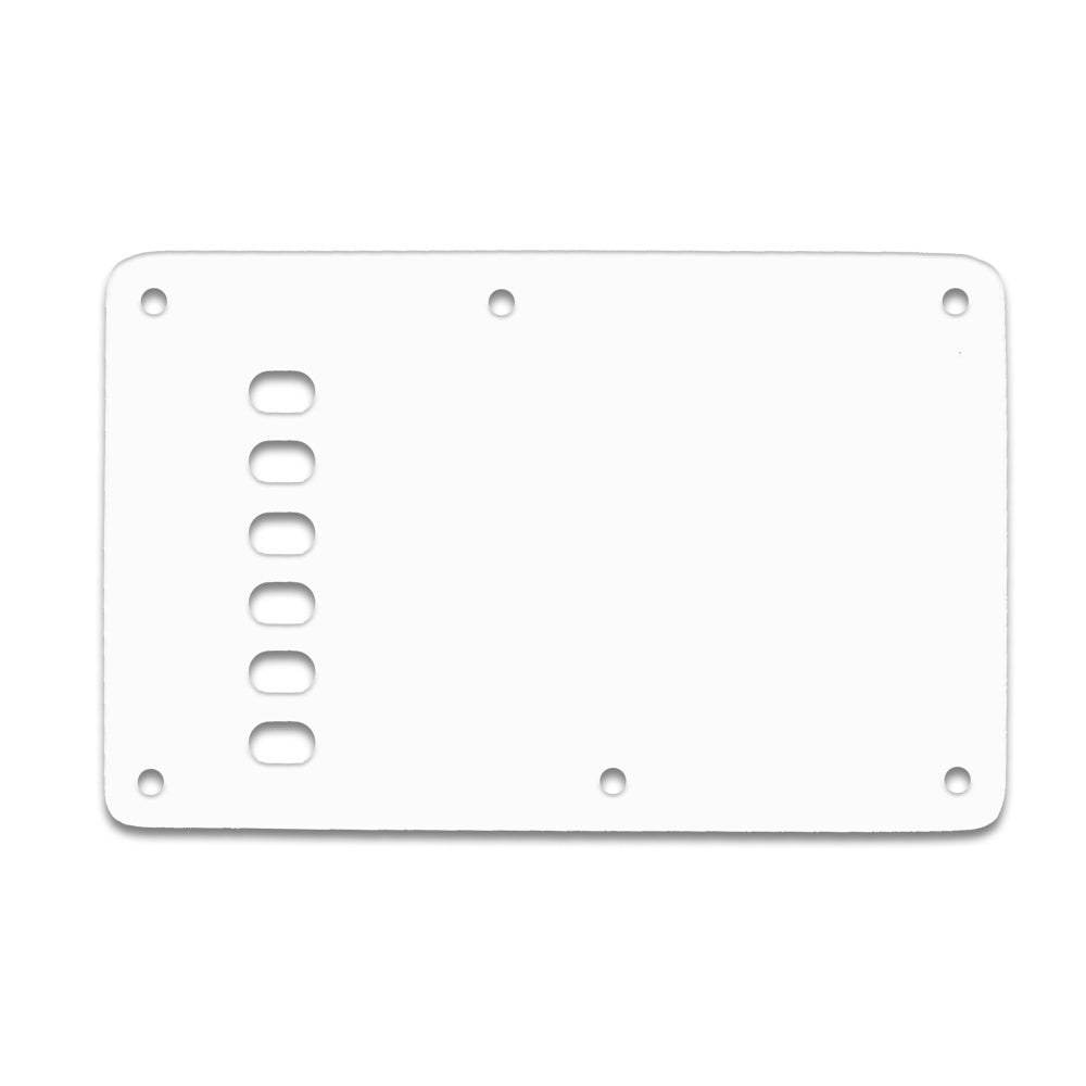 Strat Backplate Vintage - Solid Wht