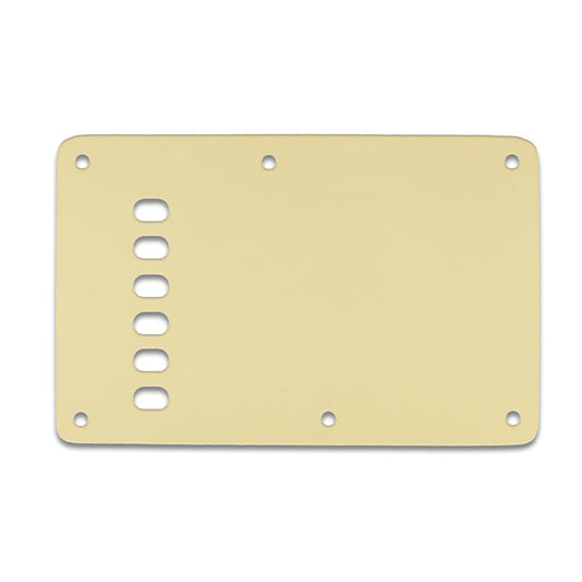 Strat Backplate Vintage - Crm Black Crm