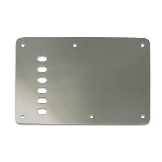 Strat Backplate Vintage - Brushed Silver (Simulated)