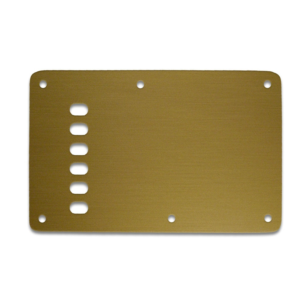 Strat Backplate Vintage - Brushed Gold