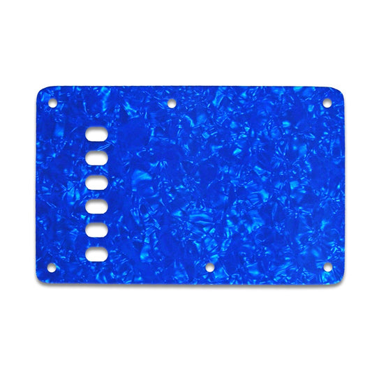 Strat Backplate Vintage - Blue Pearl White/Black/White 3 ply Lamination