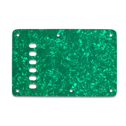 Strat Backplate Vintage - Green Pearl White/Black/White 3 ply Lamination