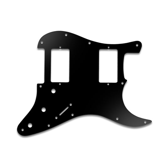 Fender Blacktop Series Strat 2 Humbuckers - Matte Black .090" / 2.29mm thick, with bevelled edge.