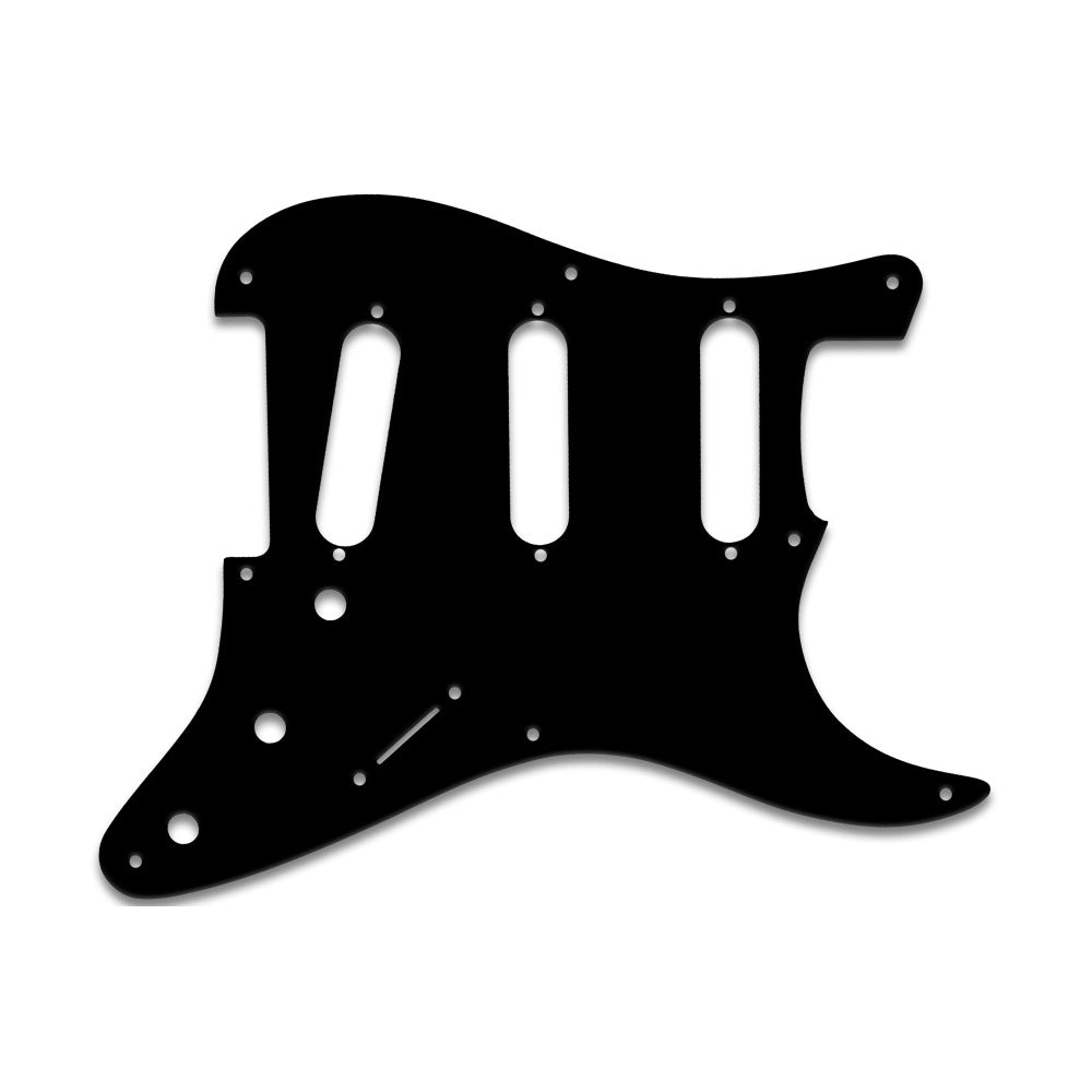 Eric Johnson/Eric Clapton/Stevie Ray Vaughan Signature Strats - Black/White/Black 3 ply