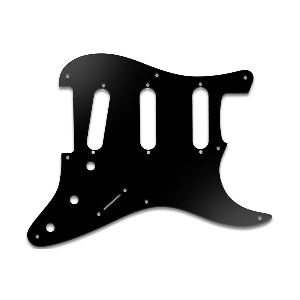 Eric Johnson/Eric Clapton/Stevie Ray Vaughan Signature Strats - Matte Black .090" / 2.29mm thick, with bevelled edge.