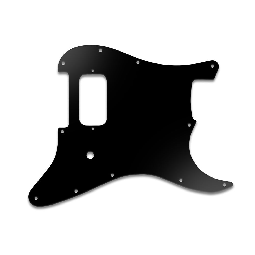 Strat Tom Delonge - Matte Black .090" / 2.29mm thick, with bevelled edge.