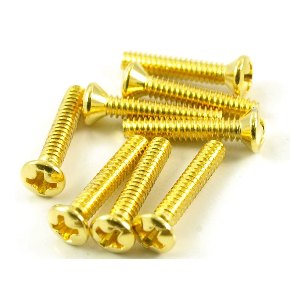 Vintage Single Coil Pickup Screw Gold (Bag of 8)