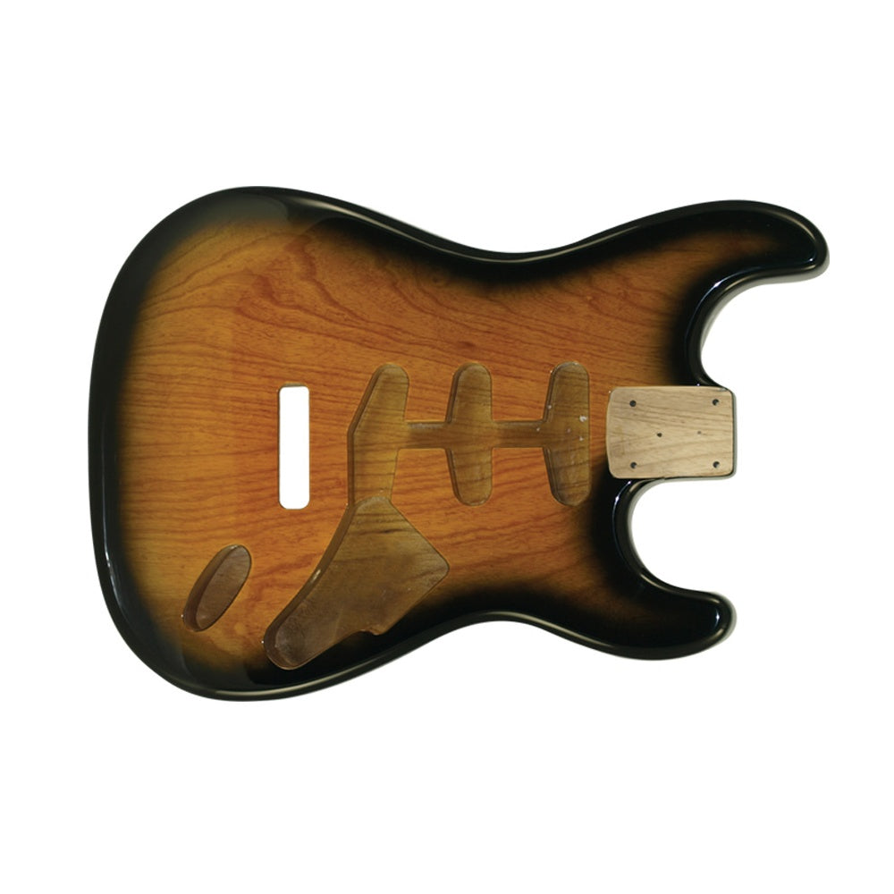 strat body swamp ash tobacco sunburst