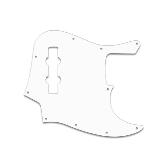 Highway One Jazz Bass - Thin Shiny White .060" / 1.52mm Thickness, No Bevelled Edge