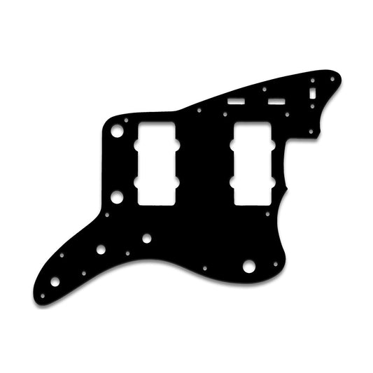 Jazzmaster - Thin Shiny Black .060" / 1.52mm Thickness, No Bevelled Edge