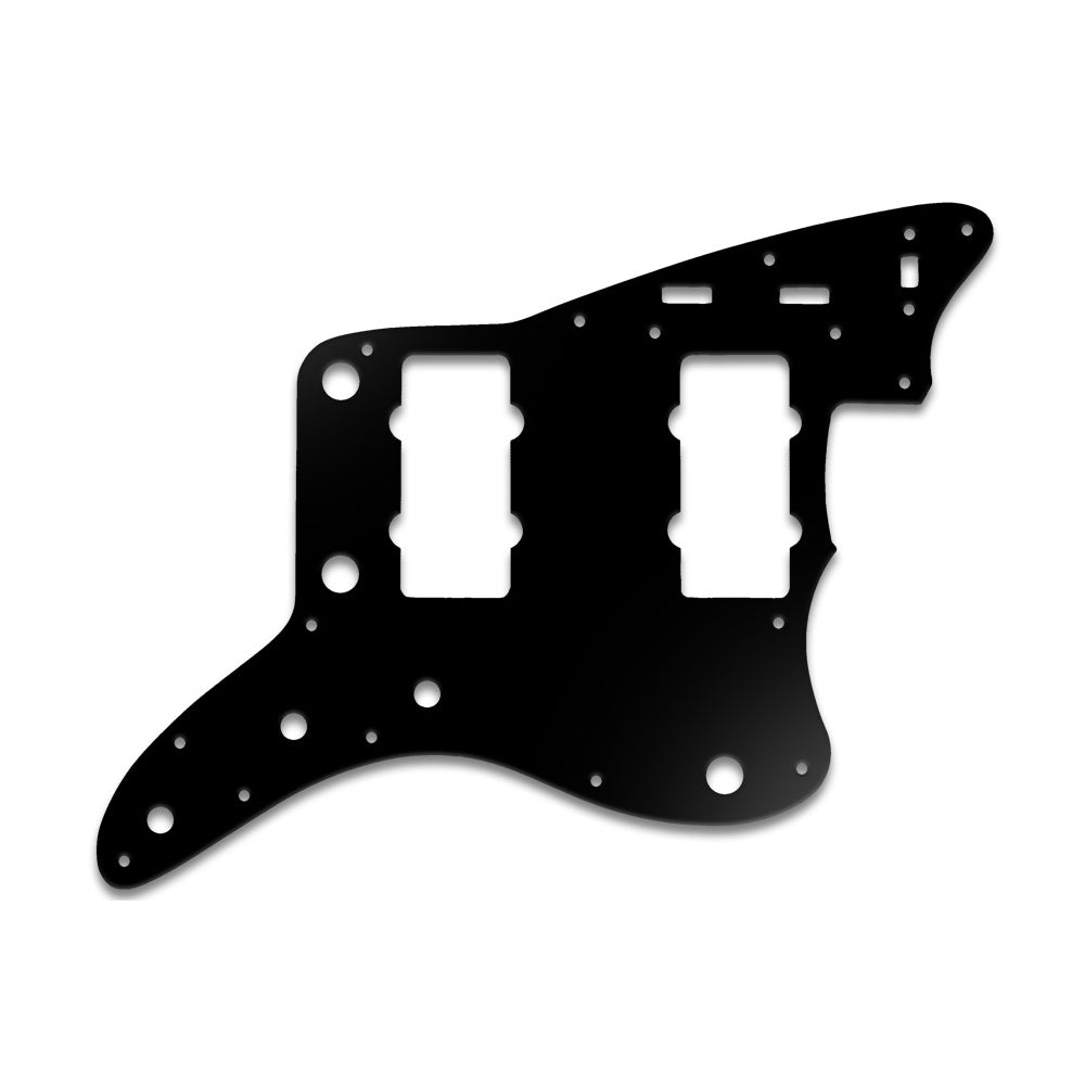 Jazzmaster - Matte Black .090" / 2.29mm thick, with bevelled edge.