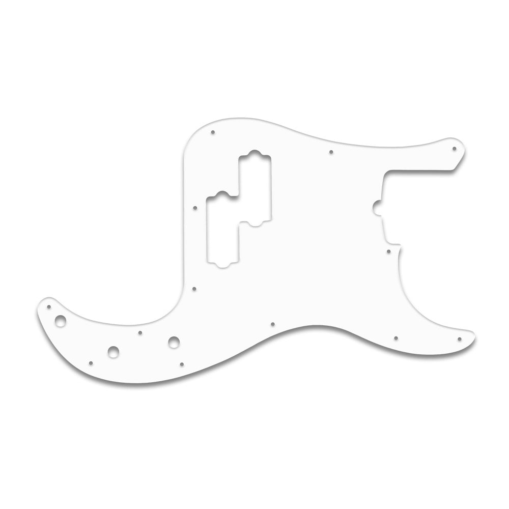 Fender American 5 String P Bass - Thin Shiny White .060" / 1.52mm Thickness, No Bevelled Edge