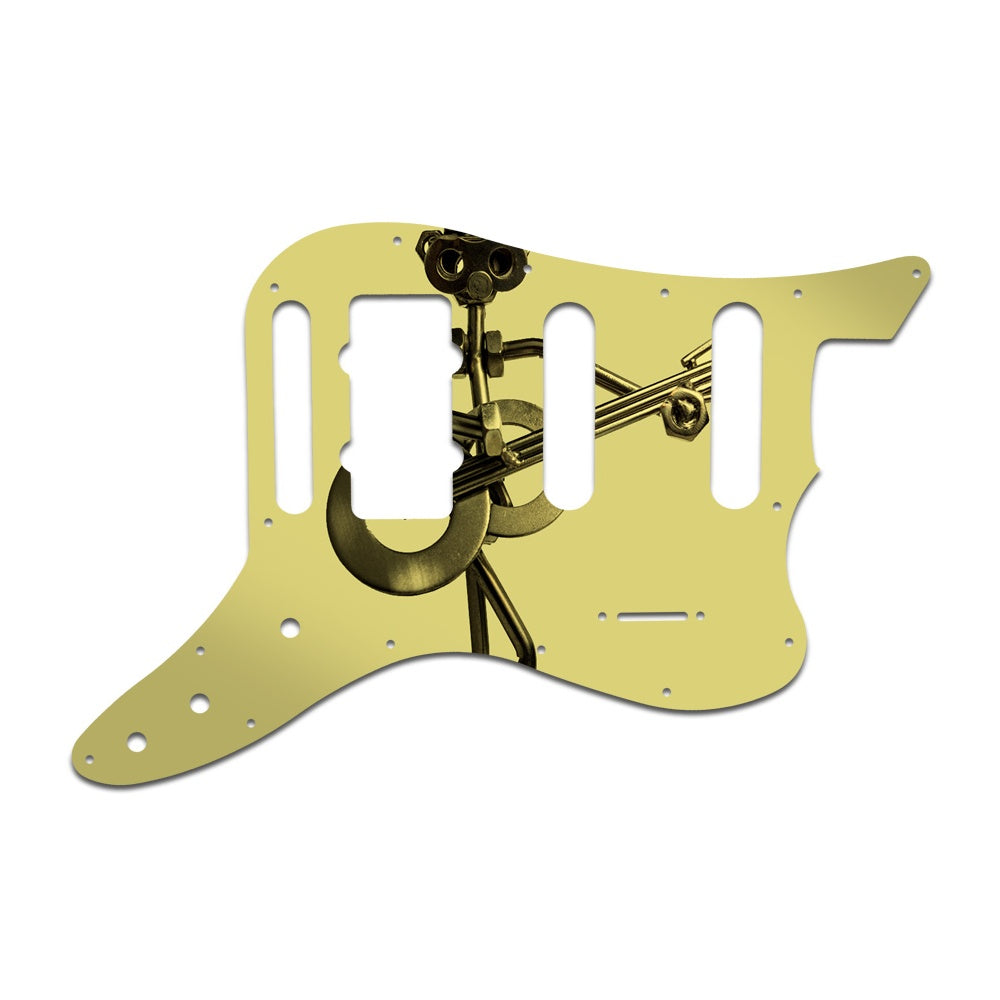 Fender Pawn Shop Bass Vi - Gold Mirror