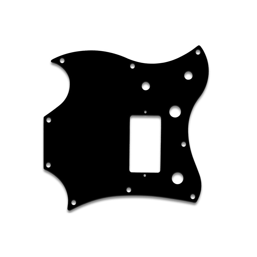 2011 Gibson Sg Melody Maker - Black White Black